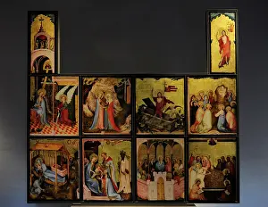 Annunciation: Middle Rhine Altar, ca. 1410
