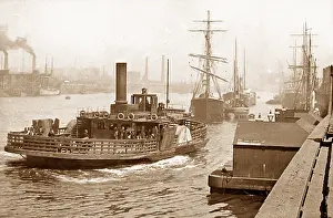 Teeside: Middlesbrough Steam Ferry Victorian period