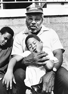 Preventative: Former middleweight champion Archie Moore at his