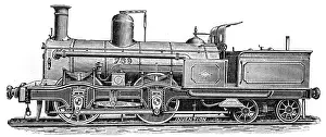 Britiain: Midland no. 780 steam train, 1870