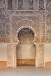Saad: Mihrab, Ben Youssef Madrasa, Marrakech, Morocco