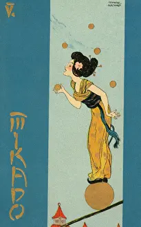 Mikado: ~Mikado series by Raphael Kirchner - Acrobat