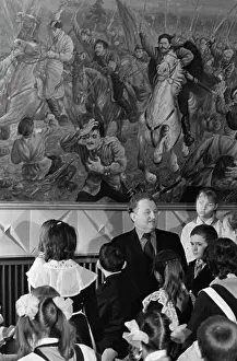 Nephew: Mikhail Chapayev with high school students
