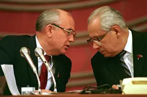 Lukyanov: Mikhail Gorbachev and Anatoly Lukyanov at third