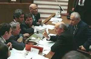 Lukyanov: Mikhail Gorbachev and Anatoly Lukyanov at third
