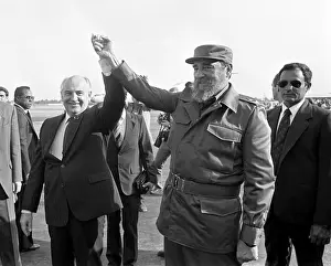 Fyodr: Mikhail Gorbachev and Fidel Castro, 1989