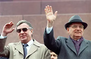 Tribune: Mikhail Gorbachev and Gennady Yanayev, 1990