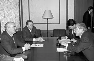 Kato: Mikhail Gorbachev and H. Kato, 1991