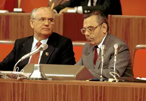 Xxviii: Mikhail Gorbachev and Ivan Polozkov at XXVIII