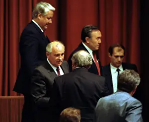 Republics: Mikhail Gorbachev and leaders of republics of