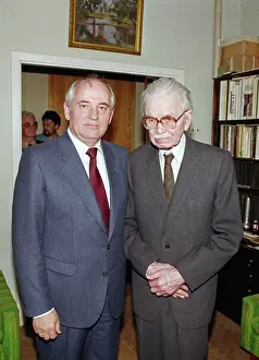 90th: Mikhail Gorbachev and Leonid Leonov