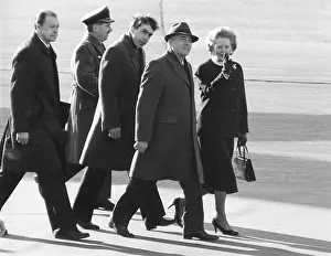 Sergeyevich: Mikhail Gorbachev with Margaret Thatcher