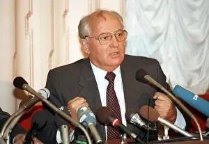 Evidence: Mikhail Gorbachev at press conference, 1992