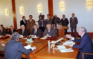 Situation: Mikhail Gorbachev at session Federation Council