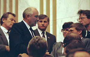 Extraordinary: Mikhail Gorbachev at session of Supreme Soviet of USSR, 1991