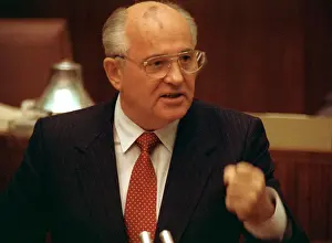 Sokolov: Mikhail Gorbachev at session of Supreme Soviet of USSR, 1990