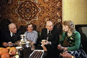 Grishin: Mikhail Gorbachev and Viktor Grishin, 1985