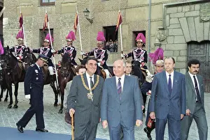 Municipality: Mikhail Gorbachev visit to Spain, 1990