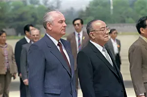 Yang: Mikhail Gorbachev visits China, 1989