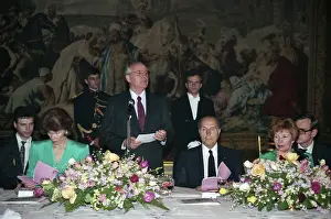 Behalf: Mikhail Gorbachev visits France