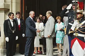 Marigny: Mikhail Gorbachev visits France