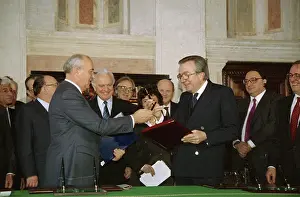 Giulio: Mikhail Gorbachev visits Italy