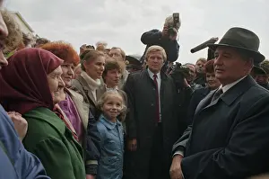 Greeted: Mikhail Gorbachev Visits Krasnoyarsk Territory