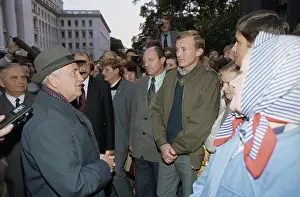 Kiev: Mikhail Gorbachev visits Ukraine