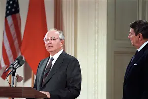 Elimination: Mikhail Gorbachev visits USA, 1987