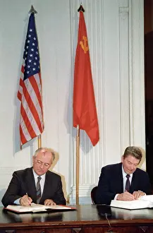 Elimination: Mikhail Gorbachev visits USA, 1987