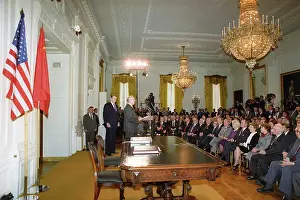 Elimination: Mikhail Gorbachev visits USA, 1987