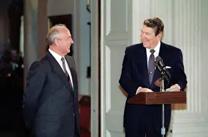 Elimination: Mikhail Gorbachev visits USA, 1987
