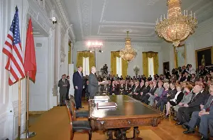 Elimination: Mikhail Gorbachev visits USA, 1987