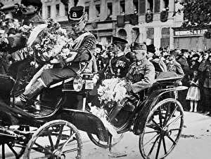 Transylvania: Miklos Horthy and General Soos in a coach
