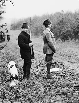 Nagybanya: Miklos Horthy while hunting, 1929
