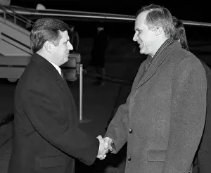 Handshake: Miklos Nemeth visits USSR