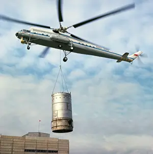 Transporting: Mil Mi-10K helicopter, 1973