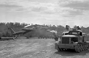 Transported: Mil Mi-6 helicopter, 1967