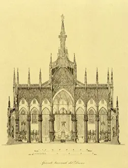 Transept: Milan Cathedral, by Leonardo da Vinci