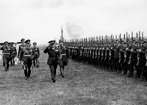 Delegations: Milch and Valle in Berlin-Staaken, 1939