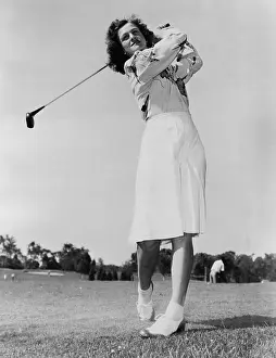Zaharias: Mildred Babe Didrickson Zaharias swinging ?