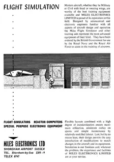 Simulators: Miles Electronics Ltd - Flight Simulators
