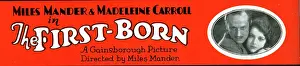 Gainsborough: Miles Mander and Madeleine Carroll in The First Born
