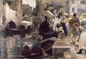 Moderna: MILESI, Alessandro. Wedding at Venice