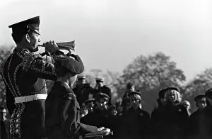 Bugler: Military bugler, Air Training Corps, Remembrance Day