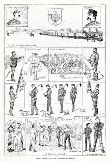 Redcar: Military camp at Redcar, 1881