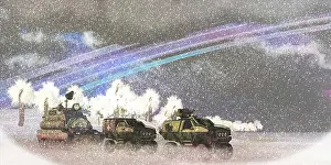 Drift: A military convoy in a sever winter storm on an alien planet