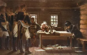 Vereshchagin: Military council at Gorodnya, 1812