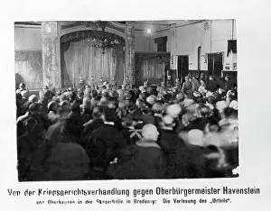 Negotiation: Military court trial against Havenstein, the