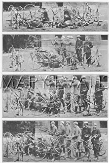 Volley: Military Cycling: Formation for Resisting Attack of Cavalry